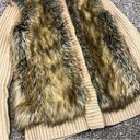 Michael Kors MICHAEL  Faux Fur Vest Long Sleeve Size XS Photo 1