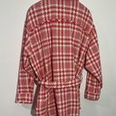 ZARA  Tweed Houndstooth Belted Pink/White Plaid Boucle Jacket‎ Size XS Photo 6