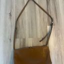 DKNY  Cow Leather Chocolate Boho Shoulder Bag Photo 6