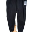 Gap  LADIES BLACK ELASTIC DRAWSTRING WAIST POCKETS LONG TWILL JOGGERS NWT MEDIUM Photo 2