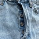 AGOLDE Distressed Denim Quinn High Rise Jean Mini Skirt in Vega Blue - Size 25 Photo 7