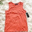 Rachel Zoe  Orange Sleeveless Blouse Tank Top Medium Photo 1