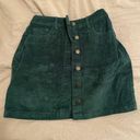 Hollister dark green Mini Denim Skirt Photo 0