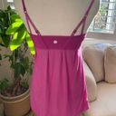 Lululemon  Athletic Workout built-in bra pink tank Photo 2