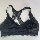 Felina 5/$25  wireless black lace bra size small Photo 0
