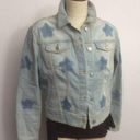 LuLaRoe  Harvey Star Jean Jacket Light Wash Large Photo 0