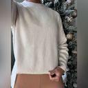 Lululemon  Merino Wool-Blend Ribbed Crewneck Sweater White Opal Size 4 Photo 10