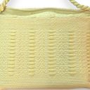 Handmade Pale Butter Yellow  Crochet/Fabric Purse. Gorgeous!  10x5.5” Brand New! Photo 2