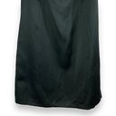 Zac Posen ZAC  Black Flutter Neckline Dress Photo 4