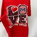 Comfort Colors Love Ole Miss Rebels  t shirt size Large crew neck short sleeves Photo 8