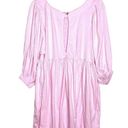 Petal and Pup  Ermias Long Balloon Sleeve Mini Smock Dress Textured Pink Size 2 Photo 11