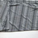 J.Jill  Maxi Skirt Medium Black White Green Diagonal Stripe Stretch Wais… Photo 5