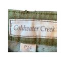 Coldwater Creek  Green Straight Leg Jeans P14 Photo 3