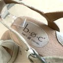 Born concept b.o.c  Beige T-strap Suede Wedge Size 6 Photo 7