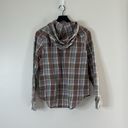 Life is Good  Women’s Flannel Hoodie Button up shirt XS Photo 1