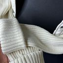 BCBGMAXAZRIA Puffer Knit Jacket In Cream Photo 7