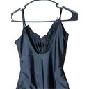 Aerie  Black One Piece Full Coverage Swimsuit Size Small Photo 4