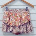 American Eagle  Outfitters Floral Ruffle Skort S Photo 3
