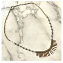 The Bar Gold and silver tone metal necklace Photo 1