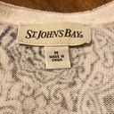 st. john's bay Geometric medium cardigan sweater Photo 5