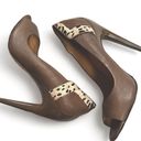 LAMB Dora Taupe Cheetah Heels 7 Photo 5