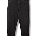 Banana Republic  Women's High Rise Barrel Black Jeans Photo 4