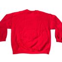 Gildan Red Butterfly Crewneck Pullover Sweater Photo 1