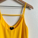 Milk and Honey  Yellow Spaghetti Strap Tiered Flowy Tank Top Women’s Large NWT Photo 1