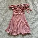 Cider pink rosette dress Photo 1