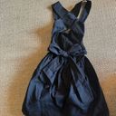 Peppermayo Black Linen Mini Dress Photo 2