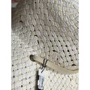 Lele Sadoughi  Straw Checkered Hat in White Washed New as-is Womens Western Photo 5
