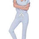 n:philanthropy NWT  Short Sleeve Cotton V-neck Jumpsuit Light Blue Medium Photo 22