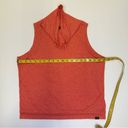 prAna  Women’s Sleeveless Hoodie in Vibrant Coral, Size XS Photo 9