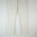 American Eagle  Size 00 Regular White Skinny Jeans Stretch Mom Jean Photo 3