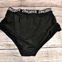 Revolve Zingiber high-rise cut out black bikini bottom Size M Photo 3