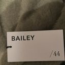 Bailey44 NWT Bailey 44 Oversized Cropped Long sleeved Furry Crew Neck Green Sweater Photo 4