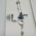 Style & Co  Flower Tassel Double-Row Ankle Bracelet in Silver-Tone NWT MSRP $25 Photo 3