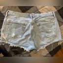 AGOLDE  denim cutoff shorts. Worn once. Lightwash Photo 1