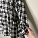 Max Studio  Multicolor Plaid Flannel Button Front Shirt Women's Small Photo 1