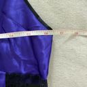 Victoria's Secret Y2K Victoria’s Secret Purple Black Slip Dress Spaghetti Strap Negligée…‎ Photo 6