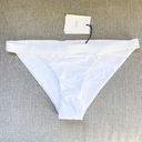 ONIA NWT  Leila Bikini Bottom Solid White Large Photo 0