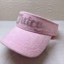 Juicy Couture  bling rhinestone light pink visor hat Y2K ONE SIZE - NWT Photo 0