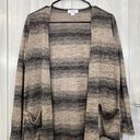 LuLaRoe  Ombre Heather Striped Sarah Duster Cardigan size S Small Photo 2