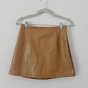 Abercrombie & Fitch Abercrombie Vegan Leather Mini Skirt Photo 1