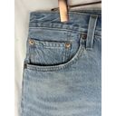 Levi Strauss & CO. Levi Strauss 501 High Rise Size 31 Cut Off 6 Button Fly Light Wash Photo 2