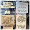 L.L.Bean  Women’s Mom Jeans Original Fit Relaxed Cotton High Rise Size 14 Photo 4