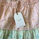 Free The Roses  Womens Multicolor Color Block Eyelet Trim Detail Mini Skirt Small Photo 3
