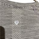 Lululemon  Long Sleeve Black and White Striped Size 6 Photo 6