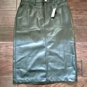 Gap NWT  Vegan Leather Midi Skirt Photo 1