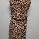 Lucky Brand  leopard print blouson midi dress size small Photo 6